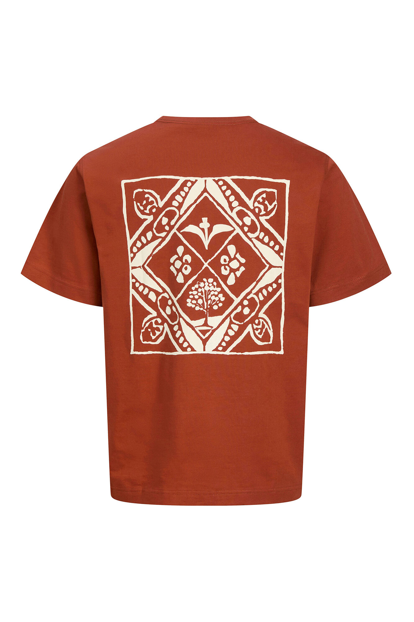 Jack & Jones Camiseta back print caf&eacute;