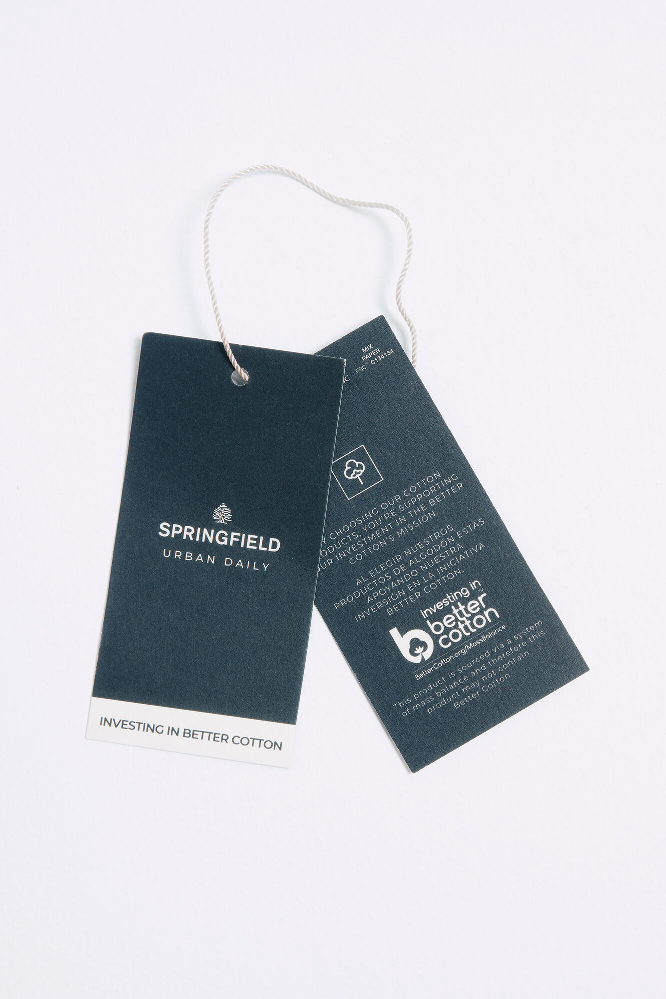 Springfield Pantal&oacute;n chino vestir confort slim fit caf&eacute;