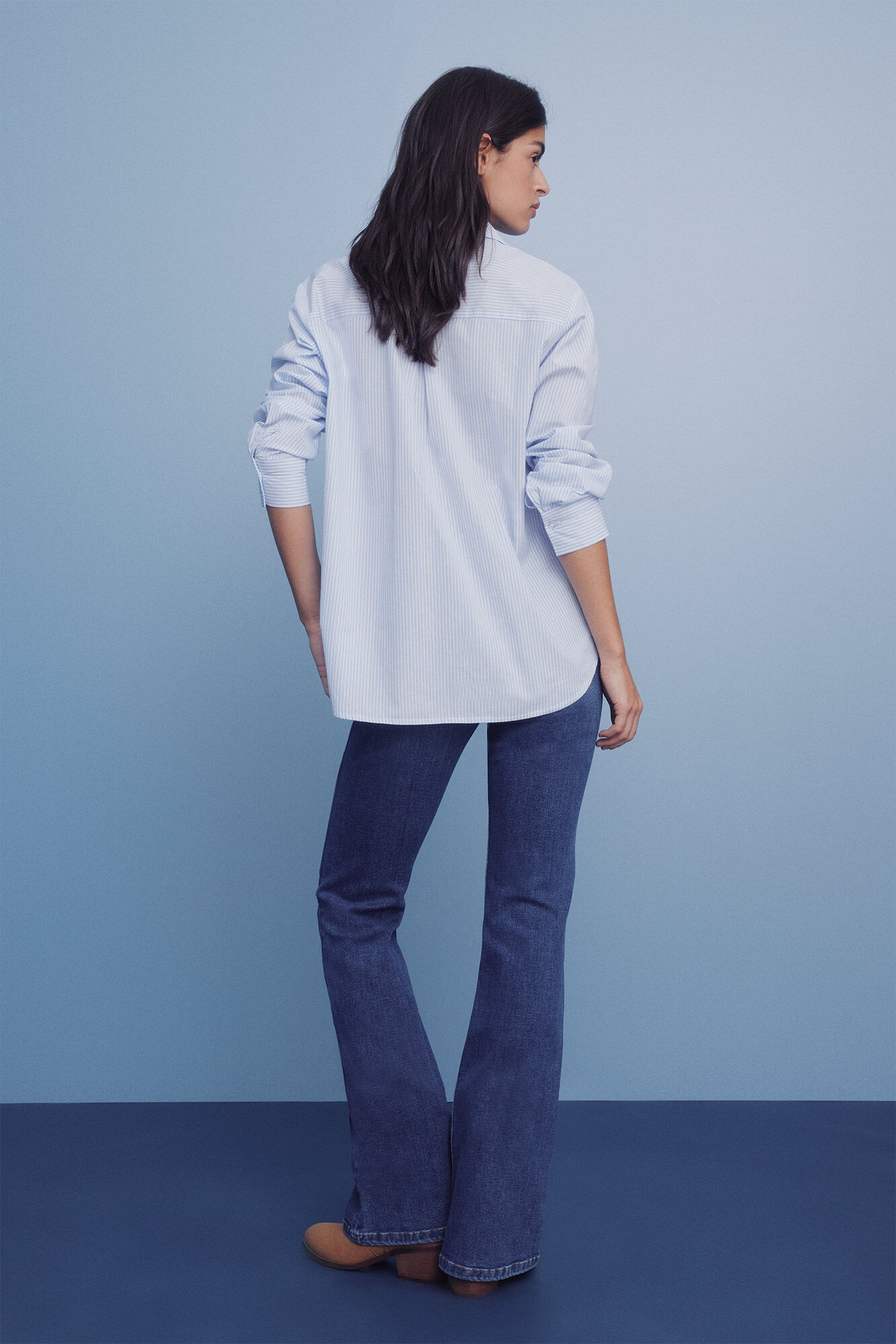 Springfield Jeans flare azul