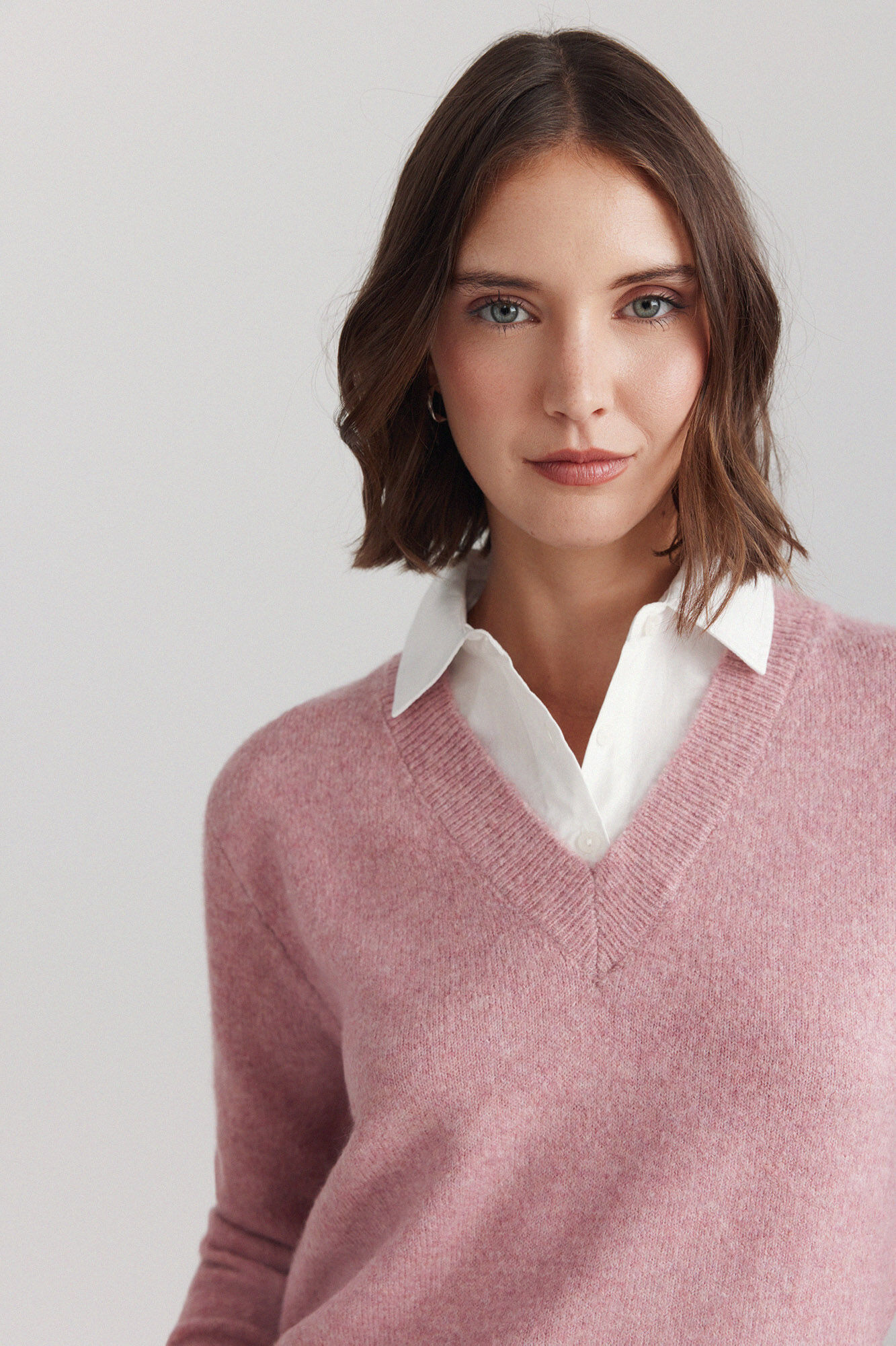 Springfield Su&eacute;ter cuello redondo rosa