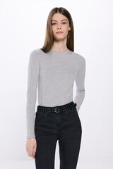 Springfield Playera entallada algodón  gris