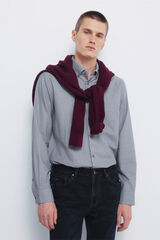 Springfield Playera de popelín gris