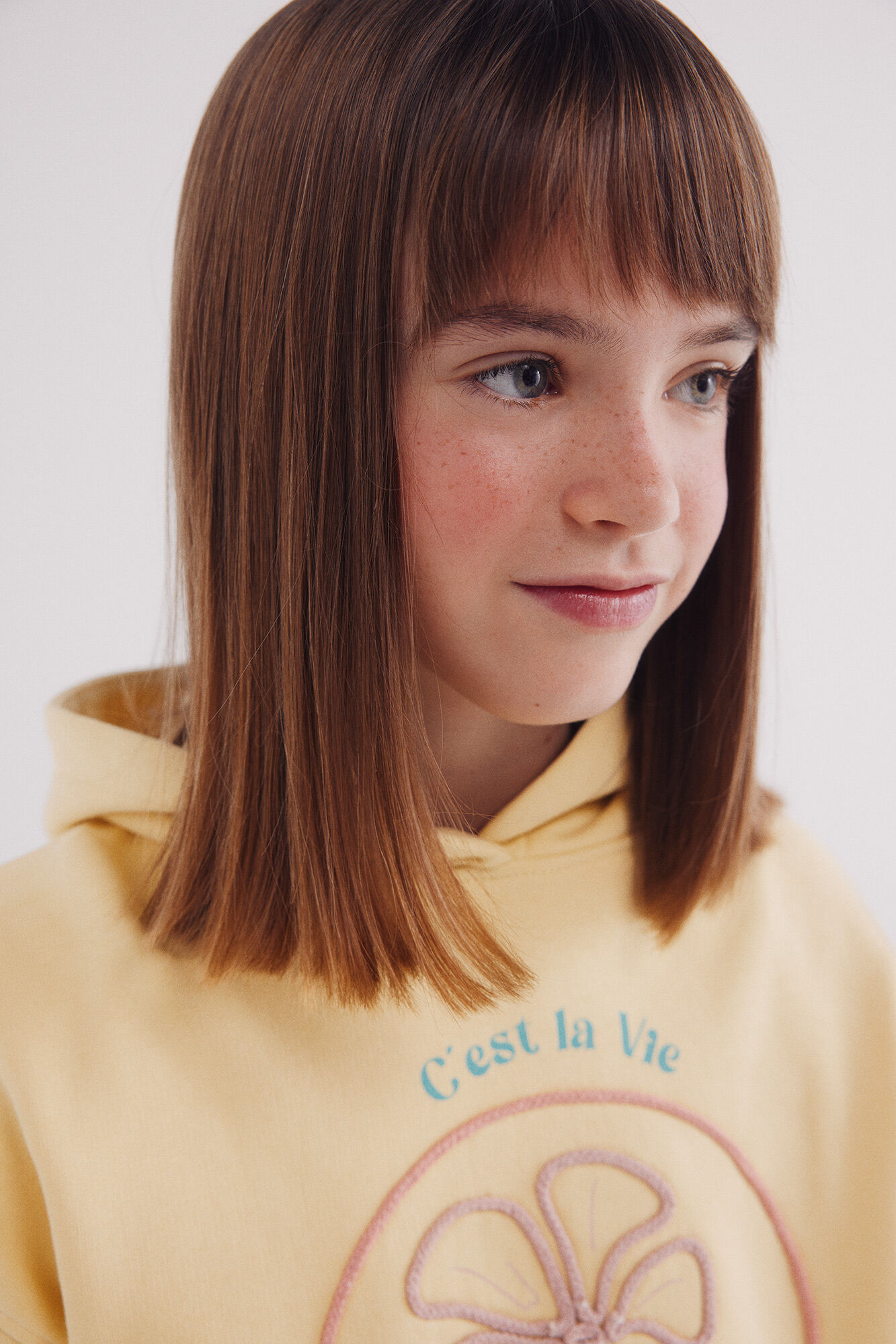 Springfield Kids Sudadera flor cord&oacute;n ni&ntilde;a amarillo