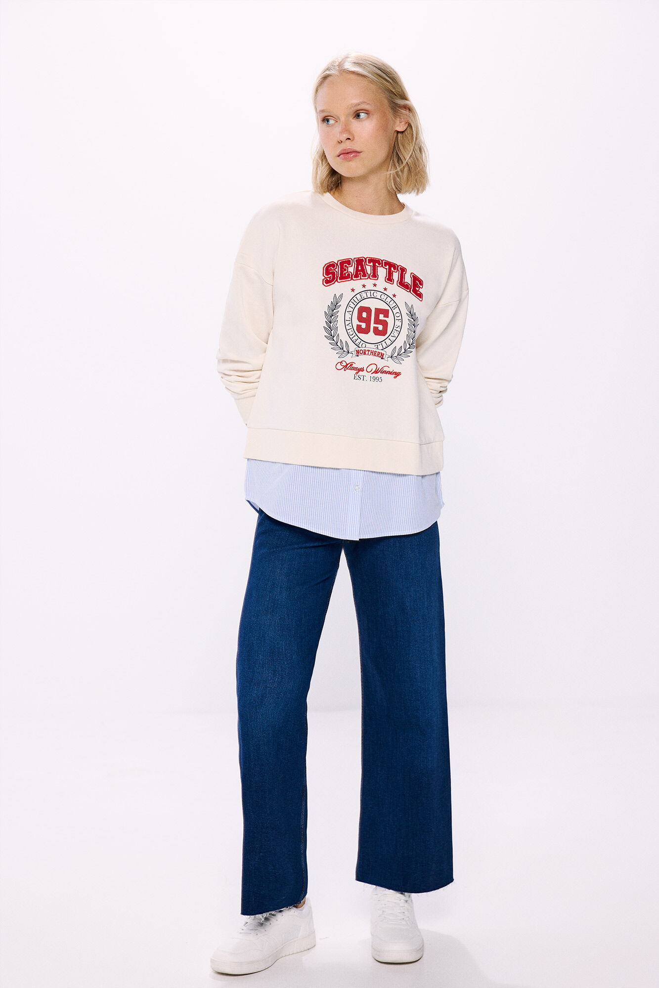 Springfield Sudadera "Seattle" beige