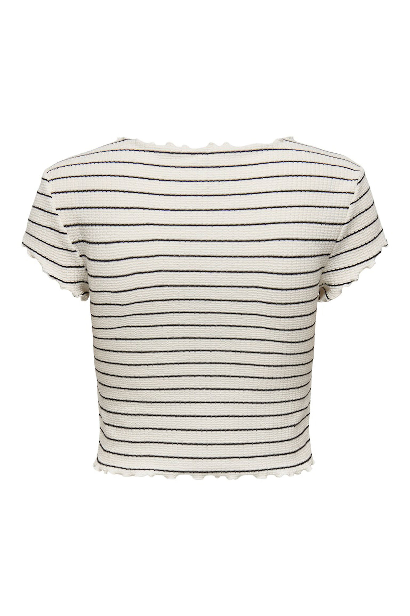 Only Playera crop de manga corta natural