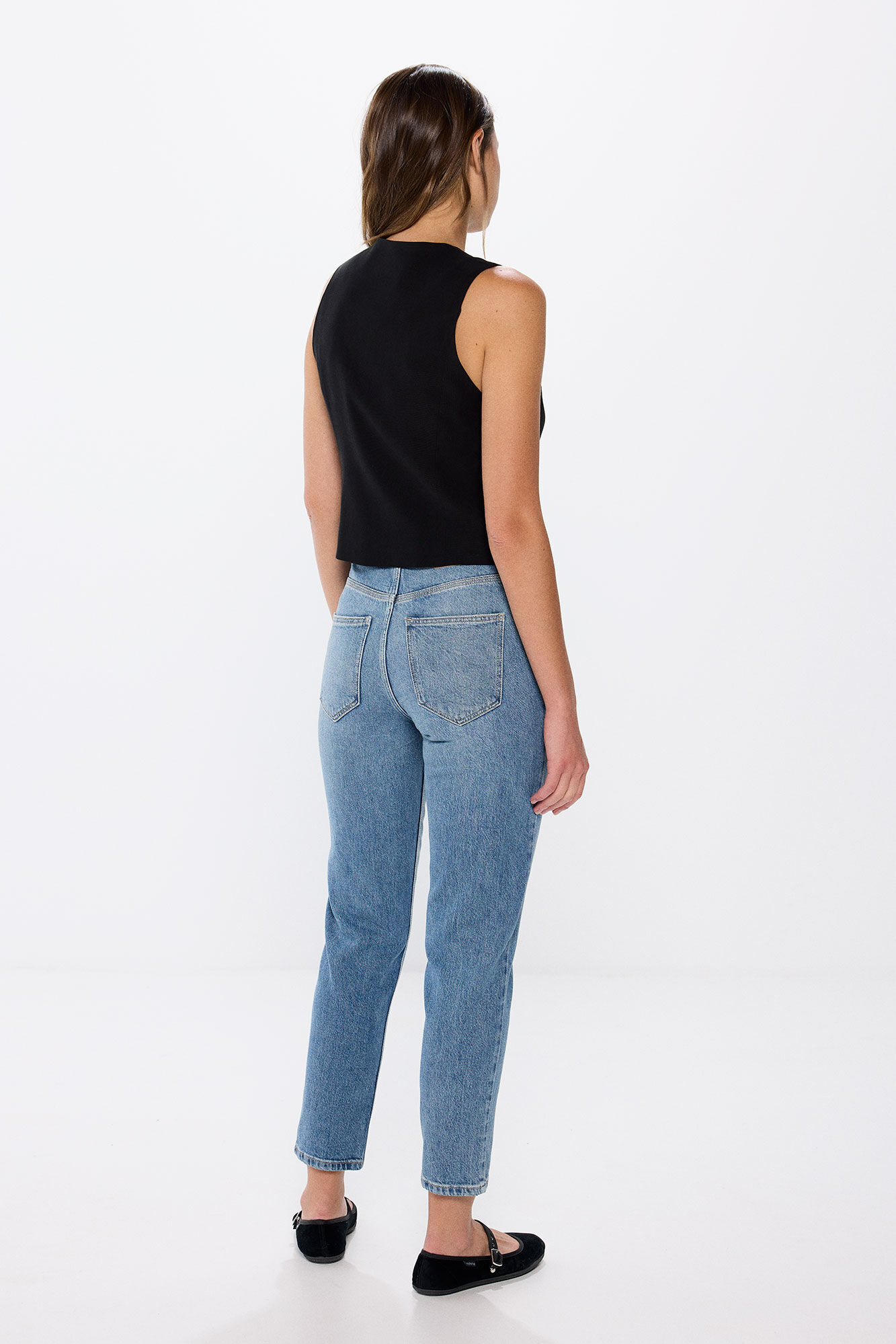 Springfield Jeans Mom azul indigo