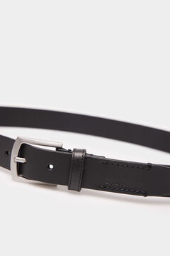 Springfield Cinturón básico reversible piel negro