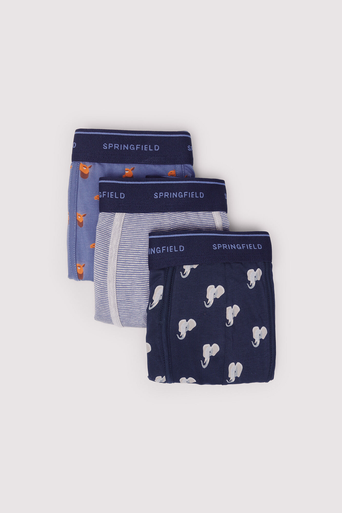 Springfield Pack 5 boxers estampados