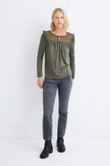 Springfield Jeans Flare gris