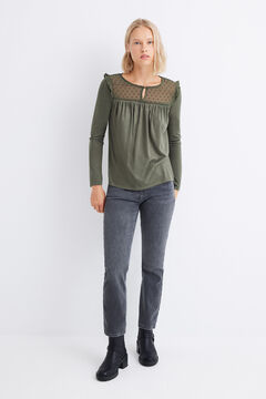Springfield Jeans Flare gris