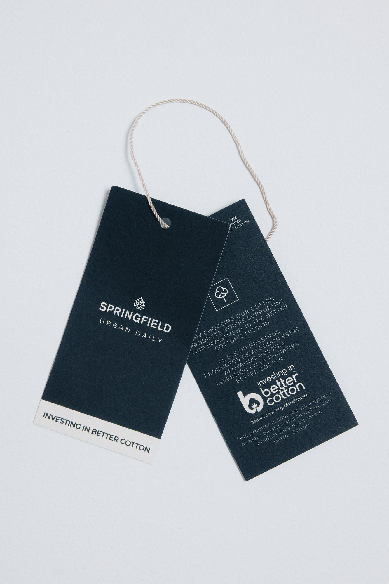 Springfield Playera de popel&iacute;n azul