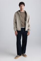 Springfield Chamarra softshell con capucha caf&eacute;