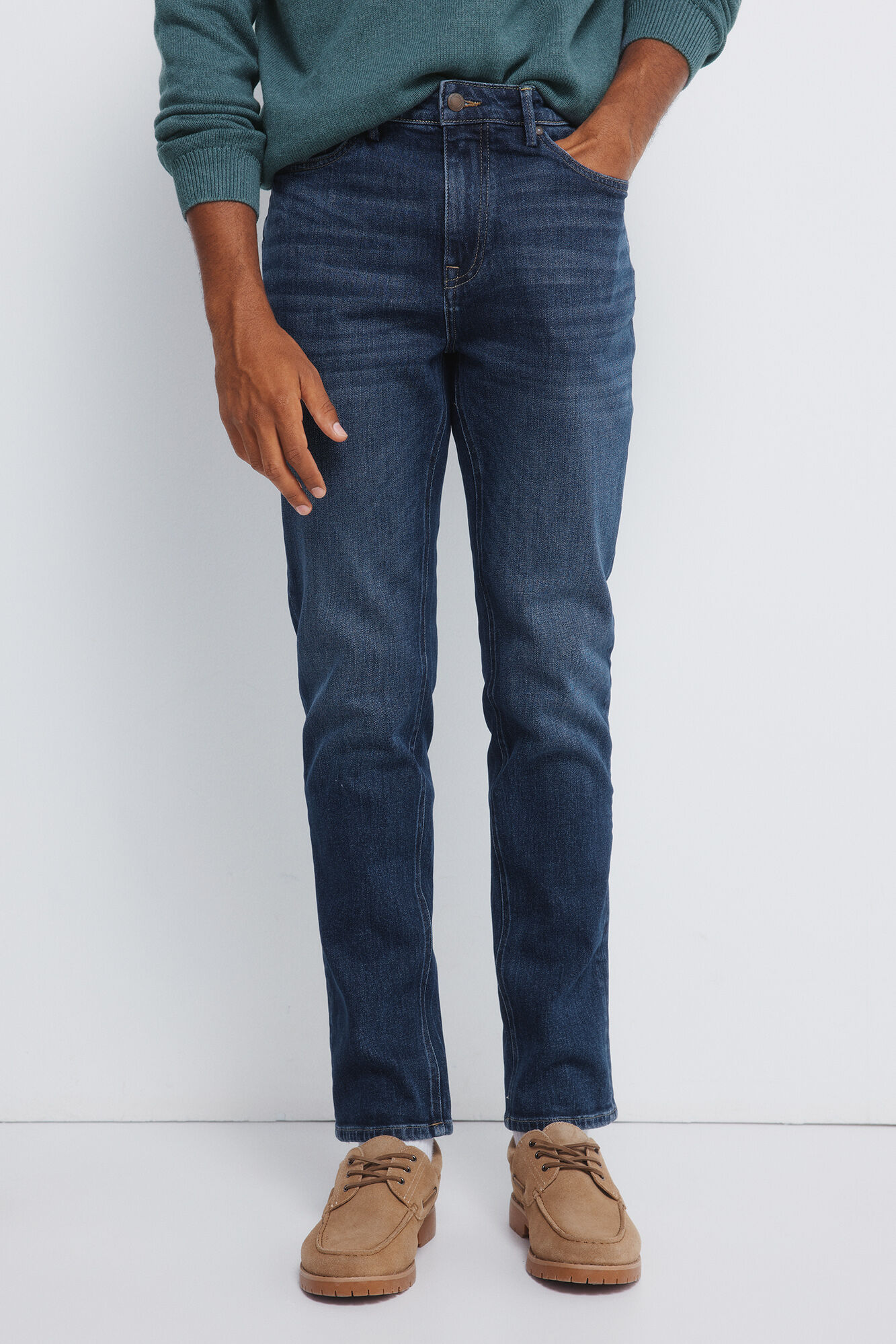 Springfield Jeans slim fit de lavado medio oscuro
