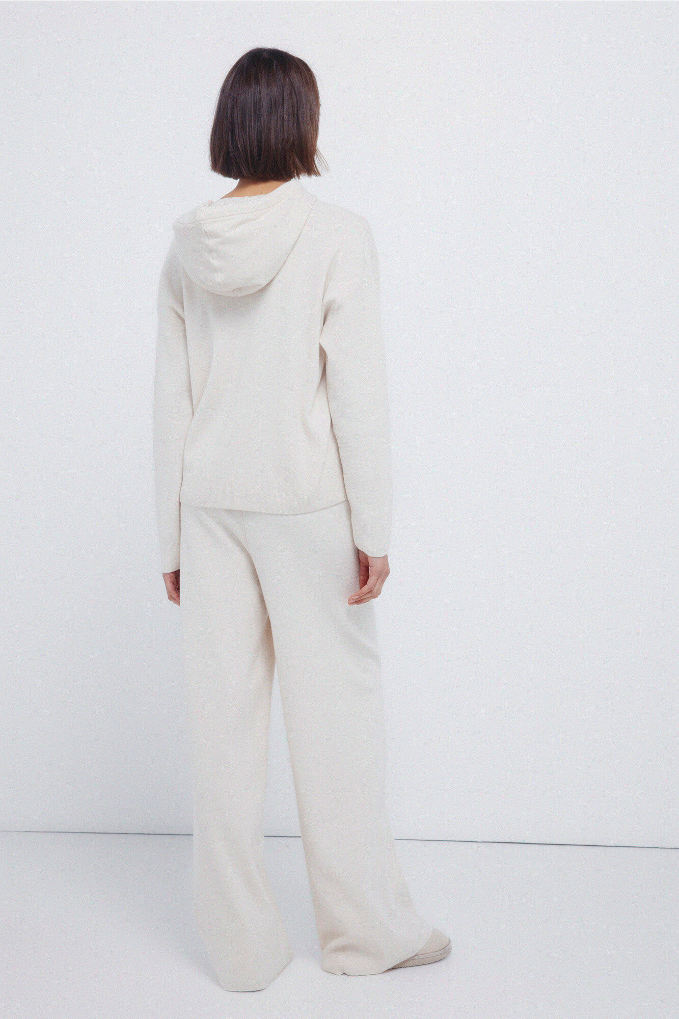 Springfield Pantal&oacute;n culotte de tejido beige