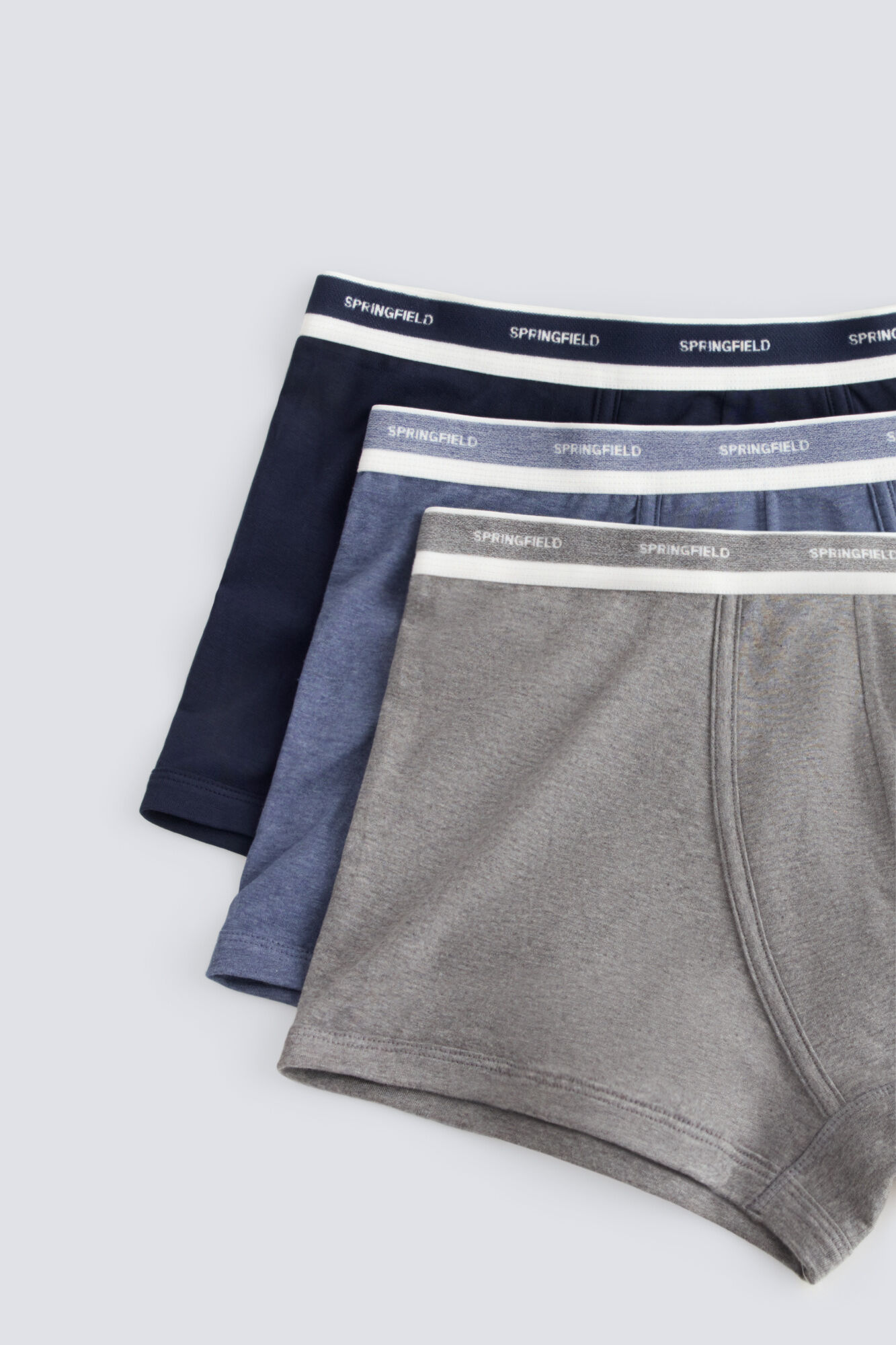 Springfield Pack 2 boxers b&aacute;sicos azulado