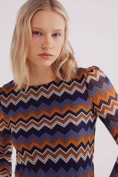 Springfield Playera zigzag estructura marino