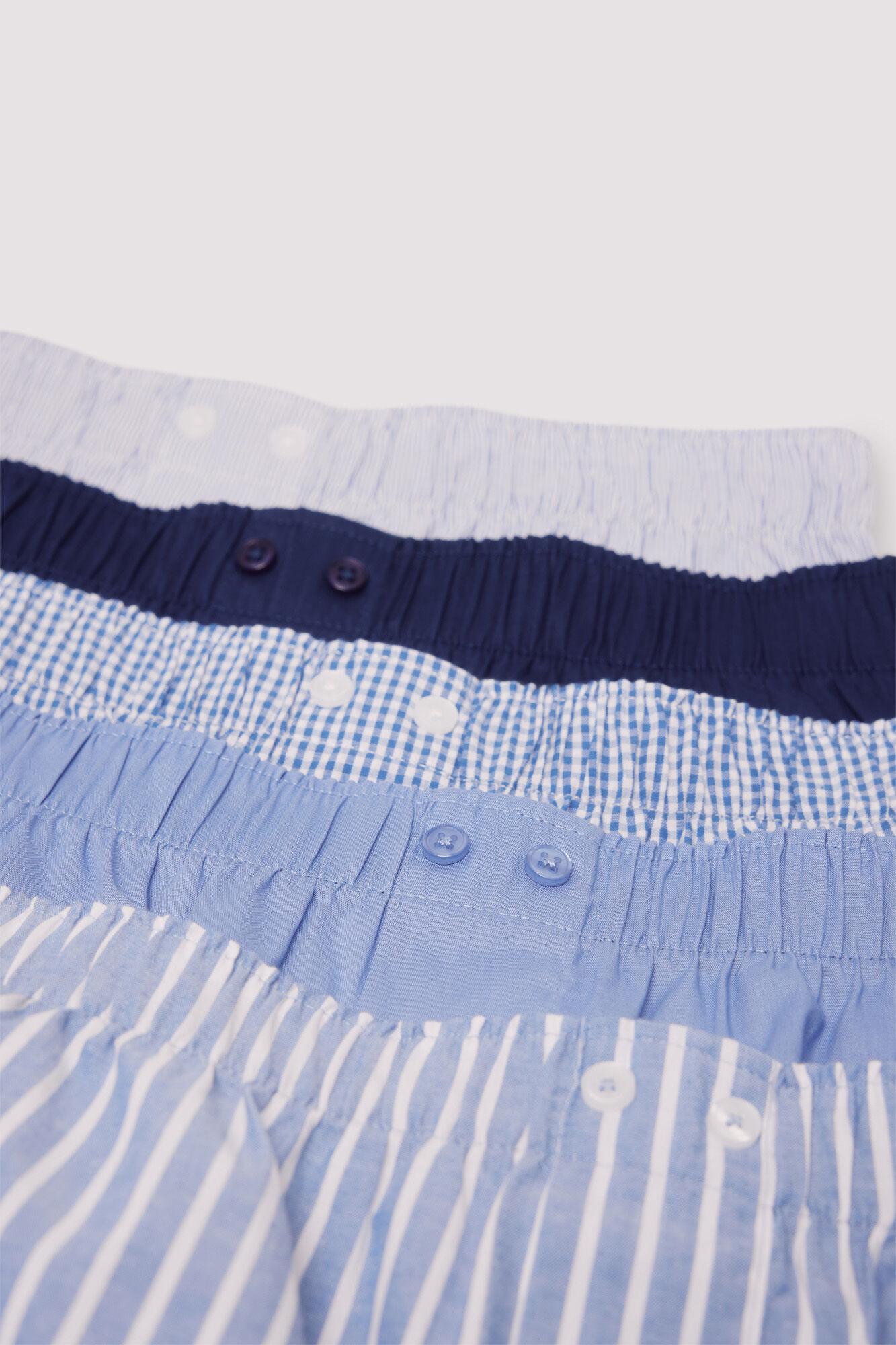 Springfield Pack de 5 calzones popel&iacute;n estampados marino