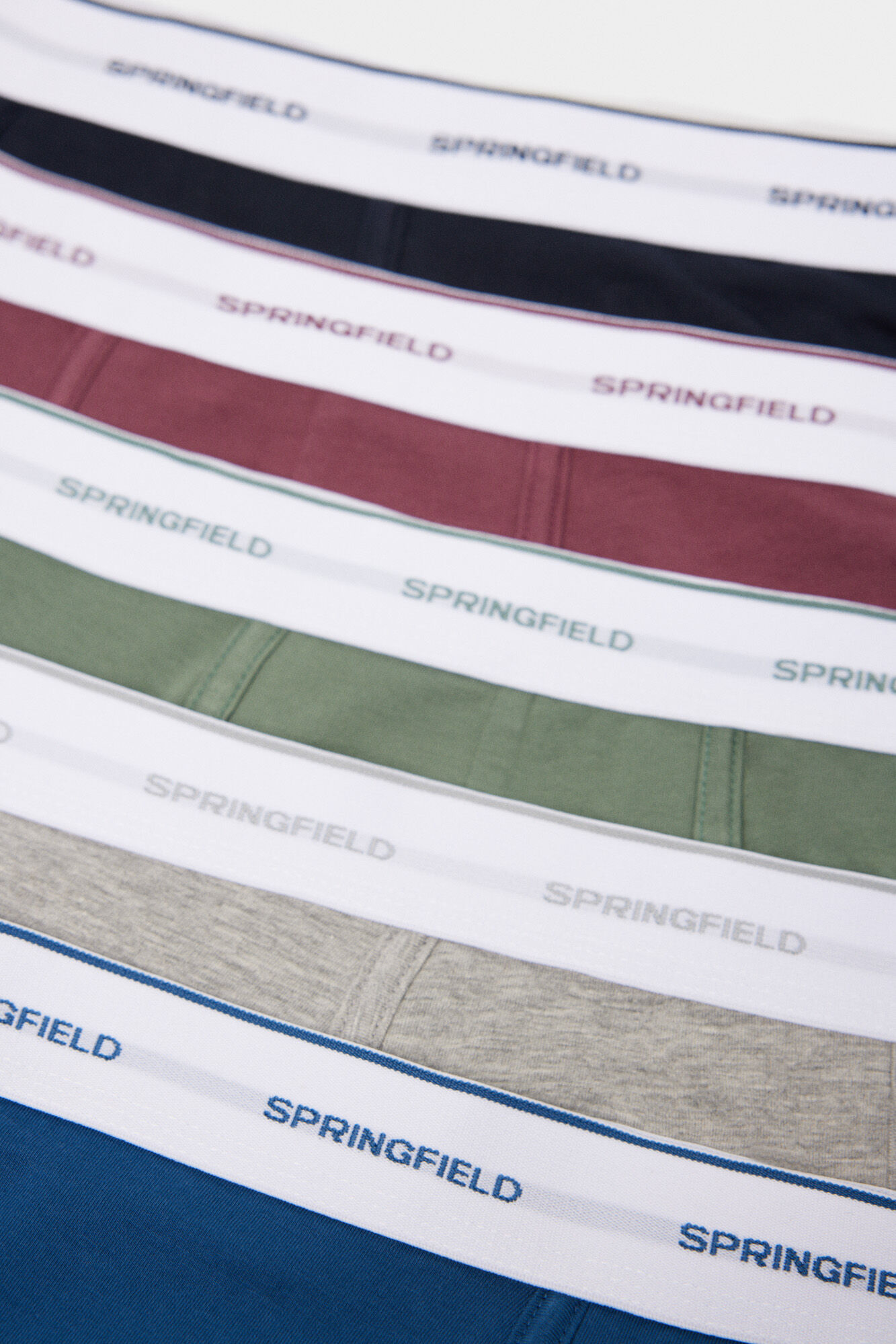 Springfield Pack 5 boxers b&aacute;sicos negro