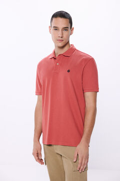 Springfield Polo piqué basico regular fit coral