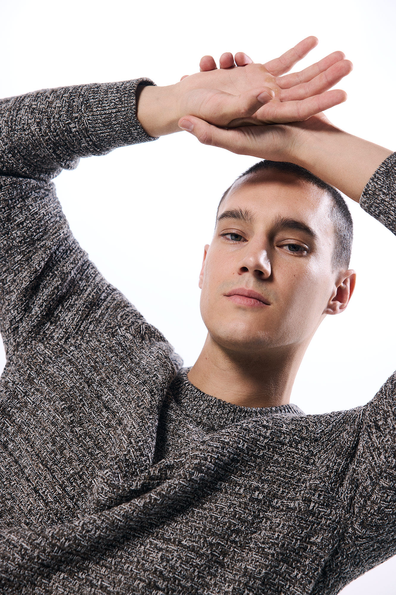 Springfield Su&eacute;ter estructura torzal caf&eacute;