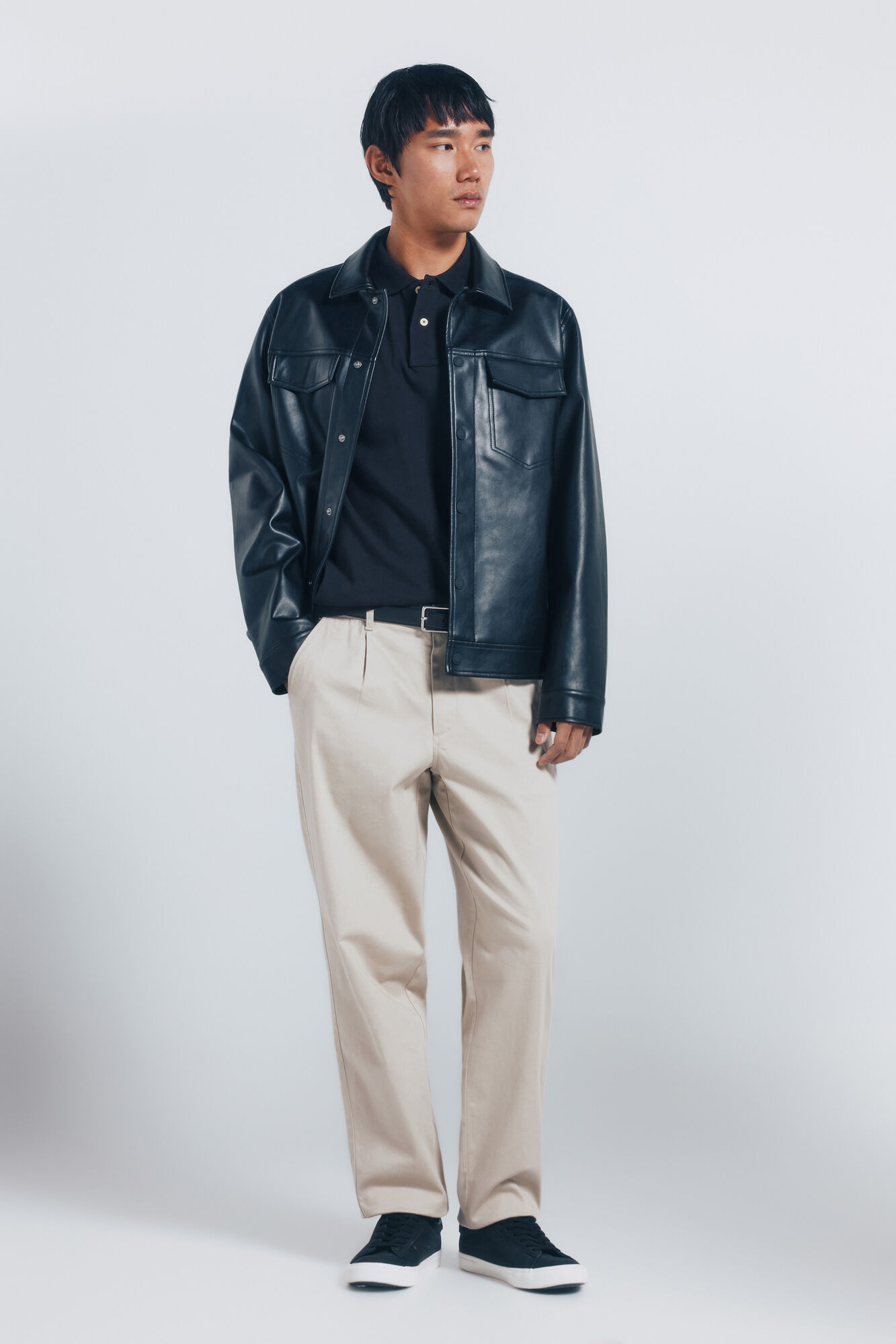 Springfield Polo piqu&eacute; b&aacute;sico regular fit negro