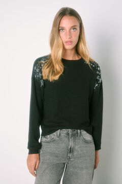 Springfield Suéter Shine negro