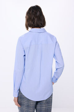 Springfield Camisa rayas  azul mezcla