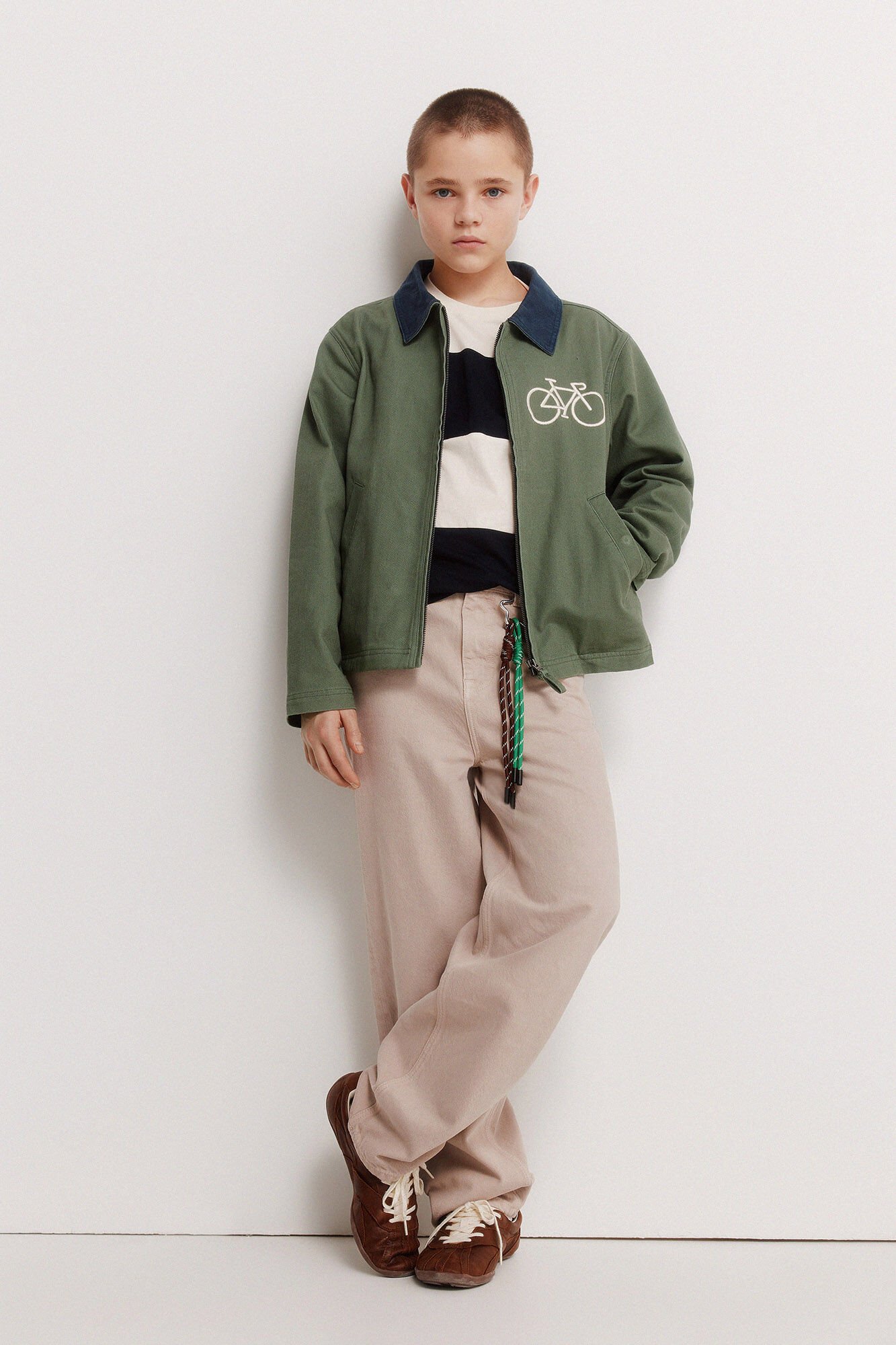 Springfield Kids Chamarra de bici con capucha para ni&ntilde;o