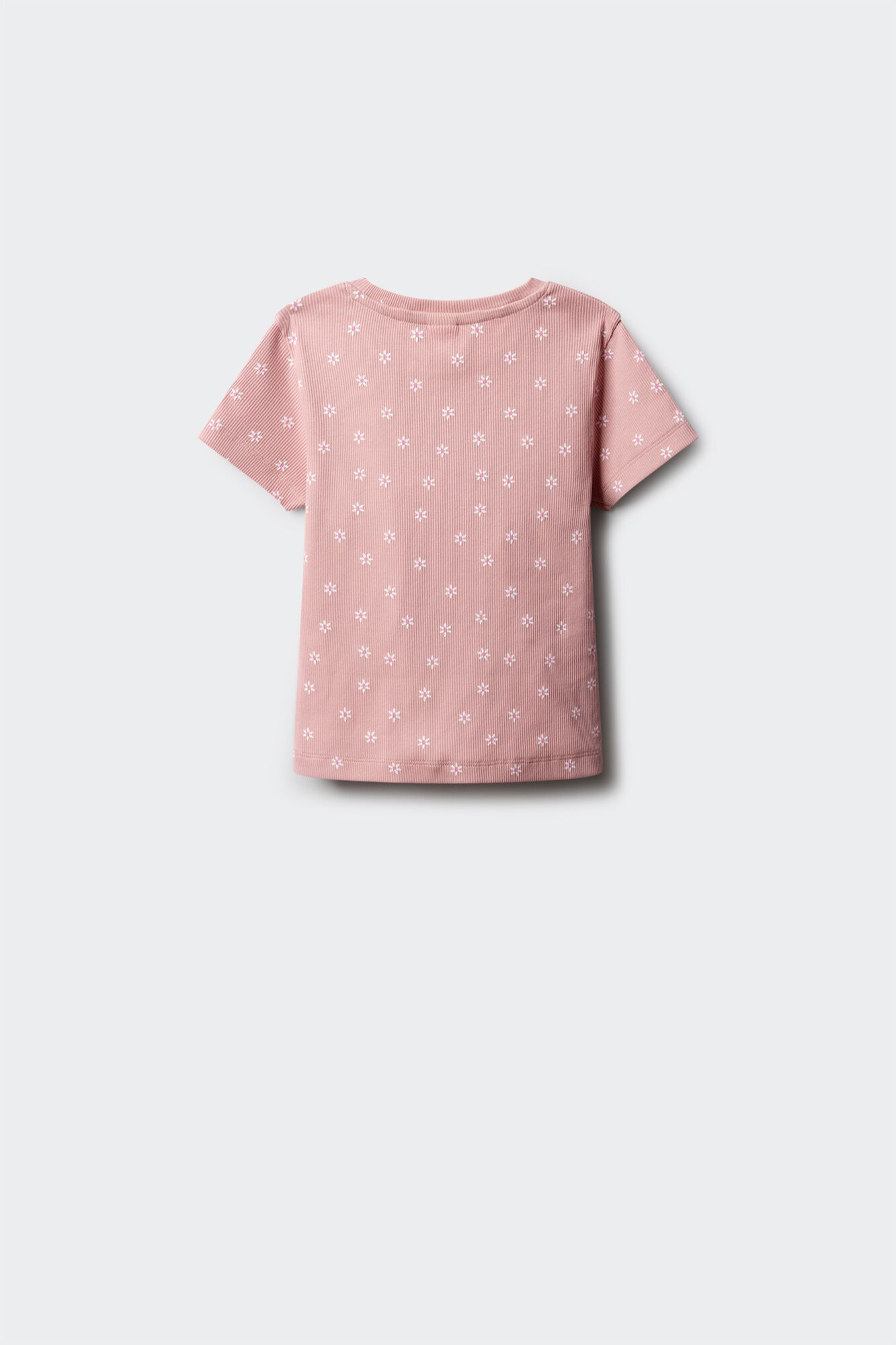 Springfield Kids Playera de manga corta con ribete de flores para ni&ntilde;a