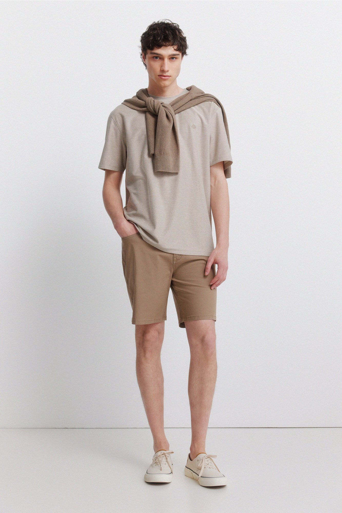 Springfield Playera de oxford caf&eacute;