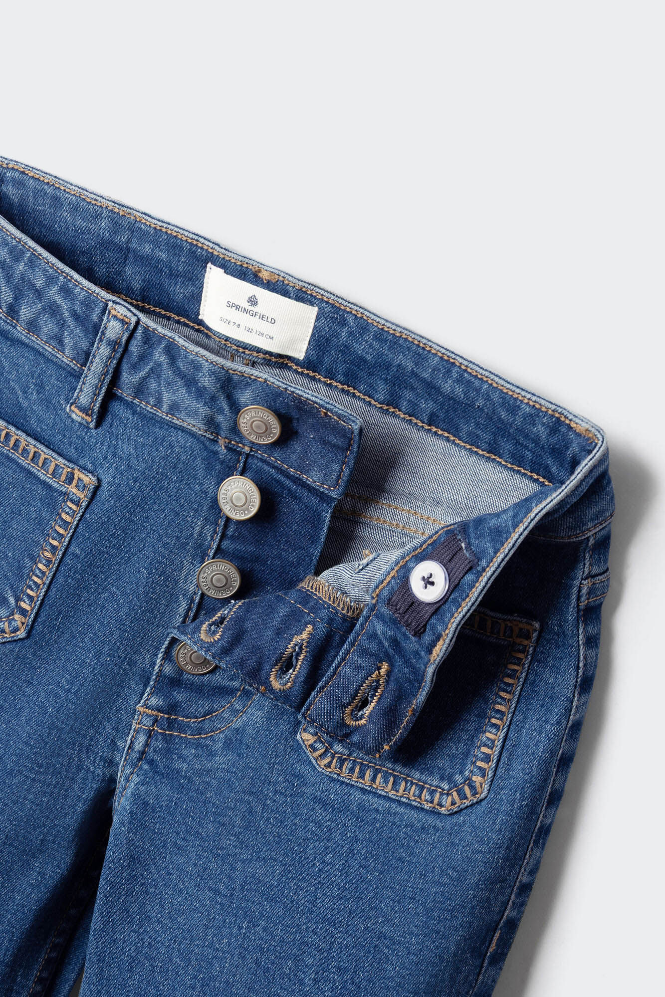 Springfield Kids Jeans Bootcut para ni&ntilde;a azul