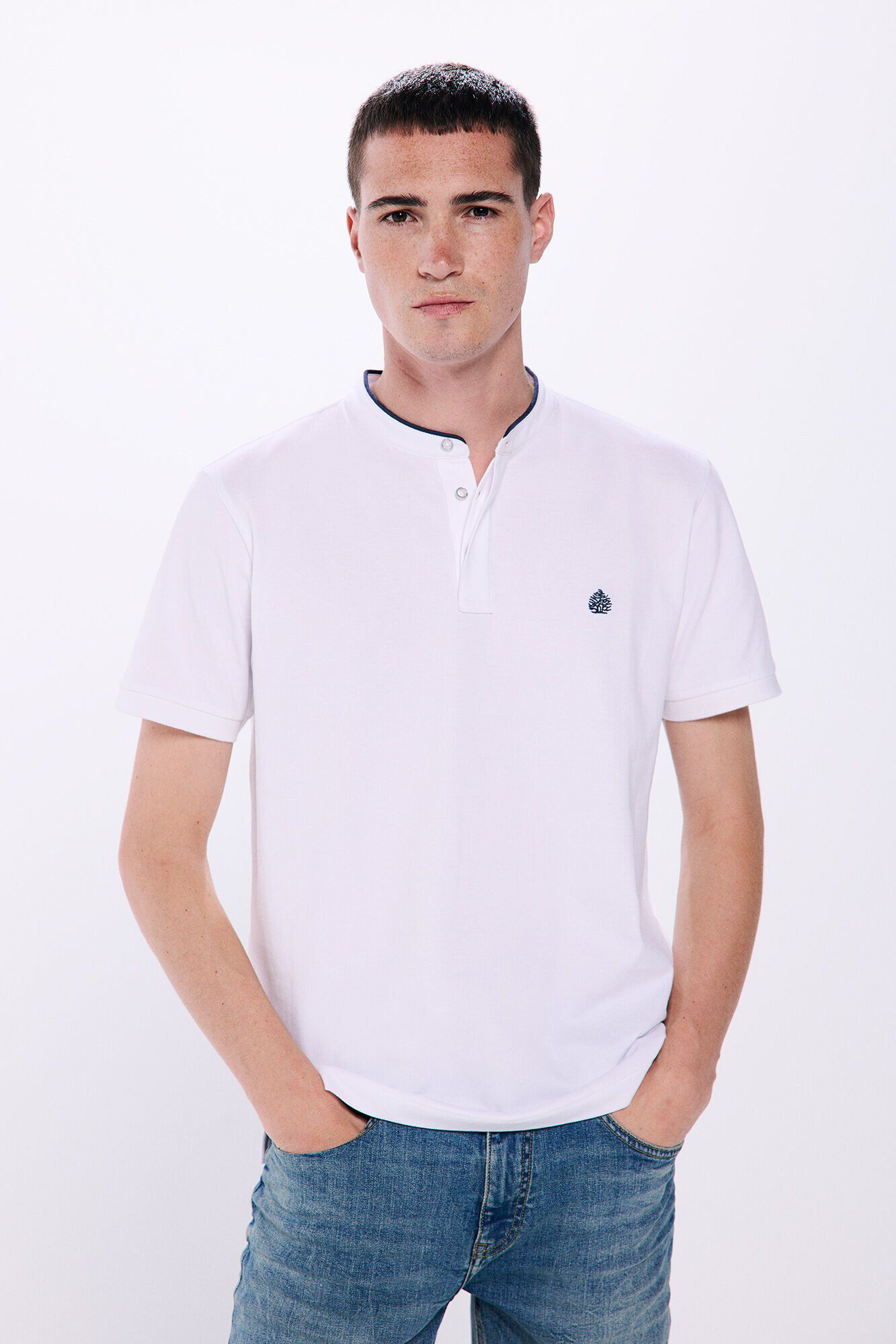 Springfield Polo  piqu&eacute; cuello mao regular fit