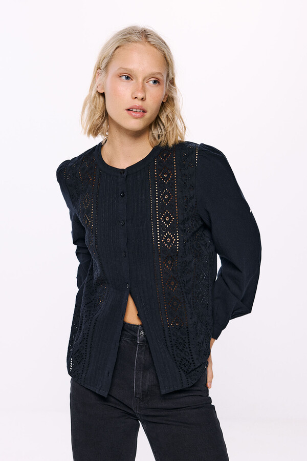 Springfield Blusa shiffly negro