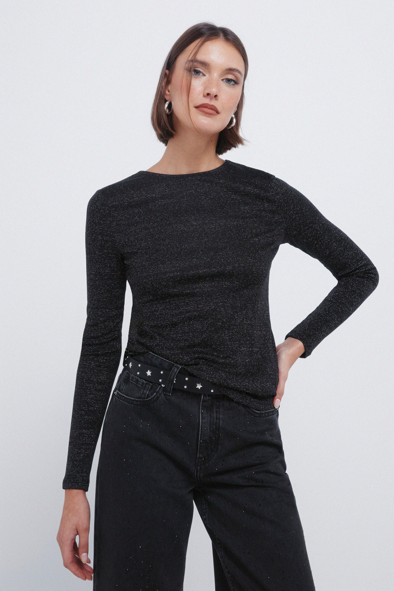 Springfield Playera con escote de l&uacute;rex