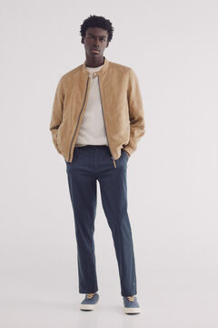 Springfield Cazadora efecto ante beige