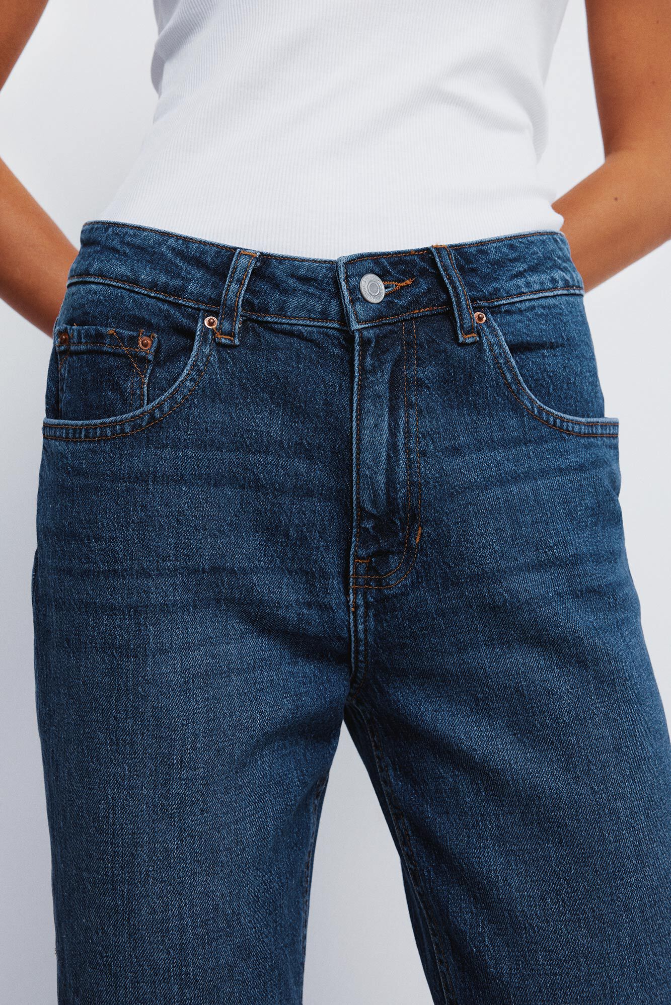 Springfield Jeans rectos azul