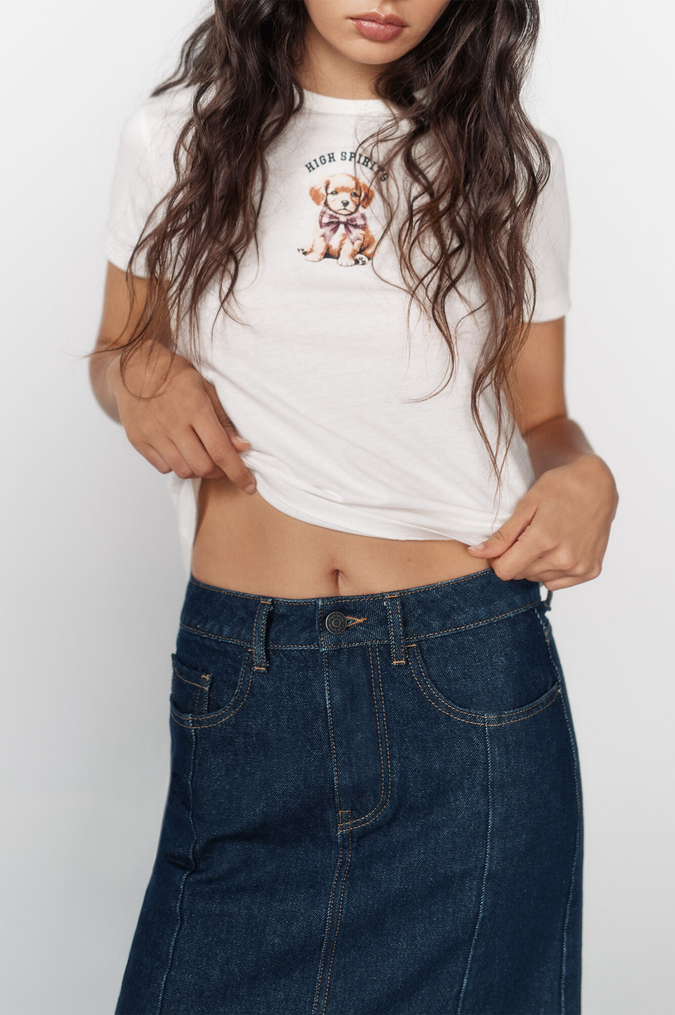 High Spirits Falda Denara azul