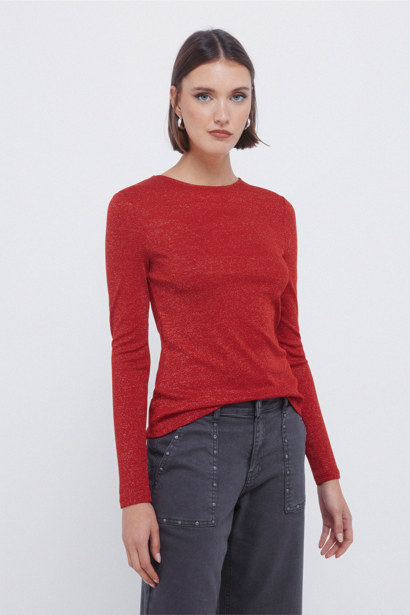 Springfield Playera con escote de l&uacute;rex