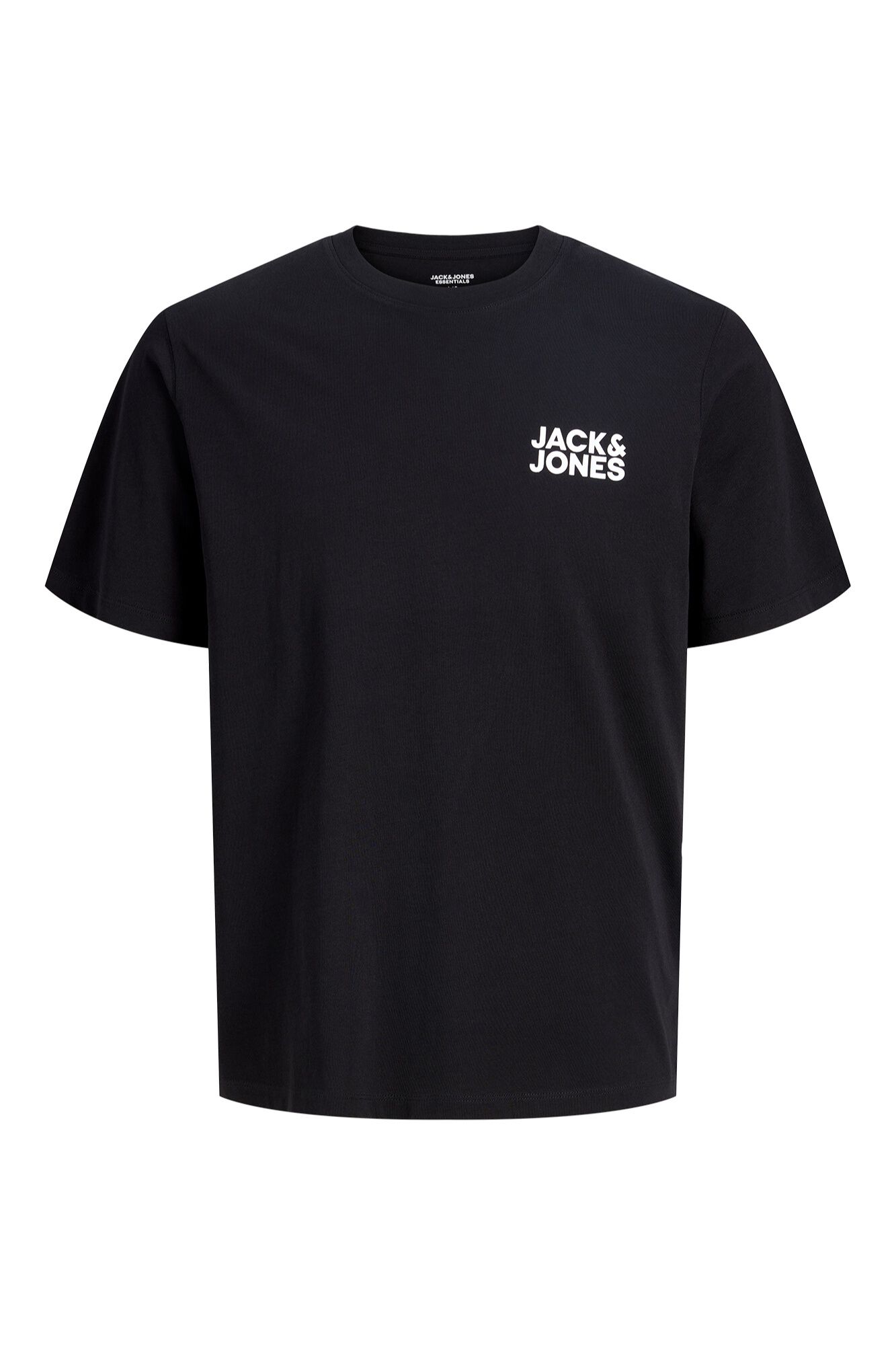 Jack & Jones Playera slim de manga corta negro