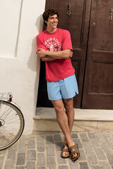 Springfield Camiseta beach calling rojo