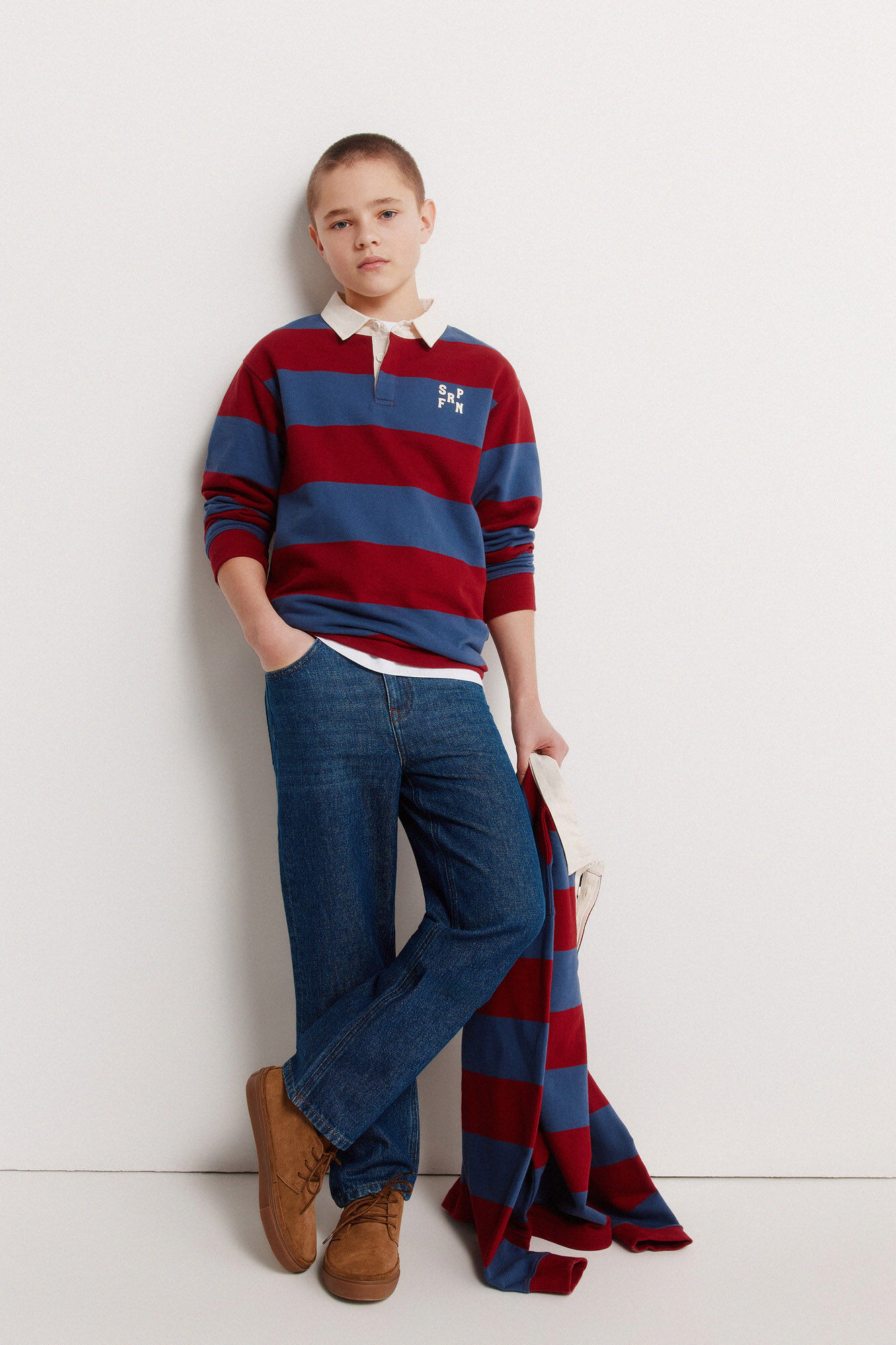 Springfield Kids Polo rugby a rayas para ni&ntilde;o