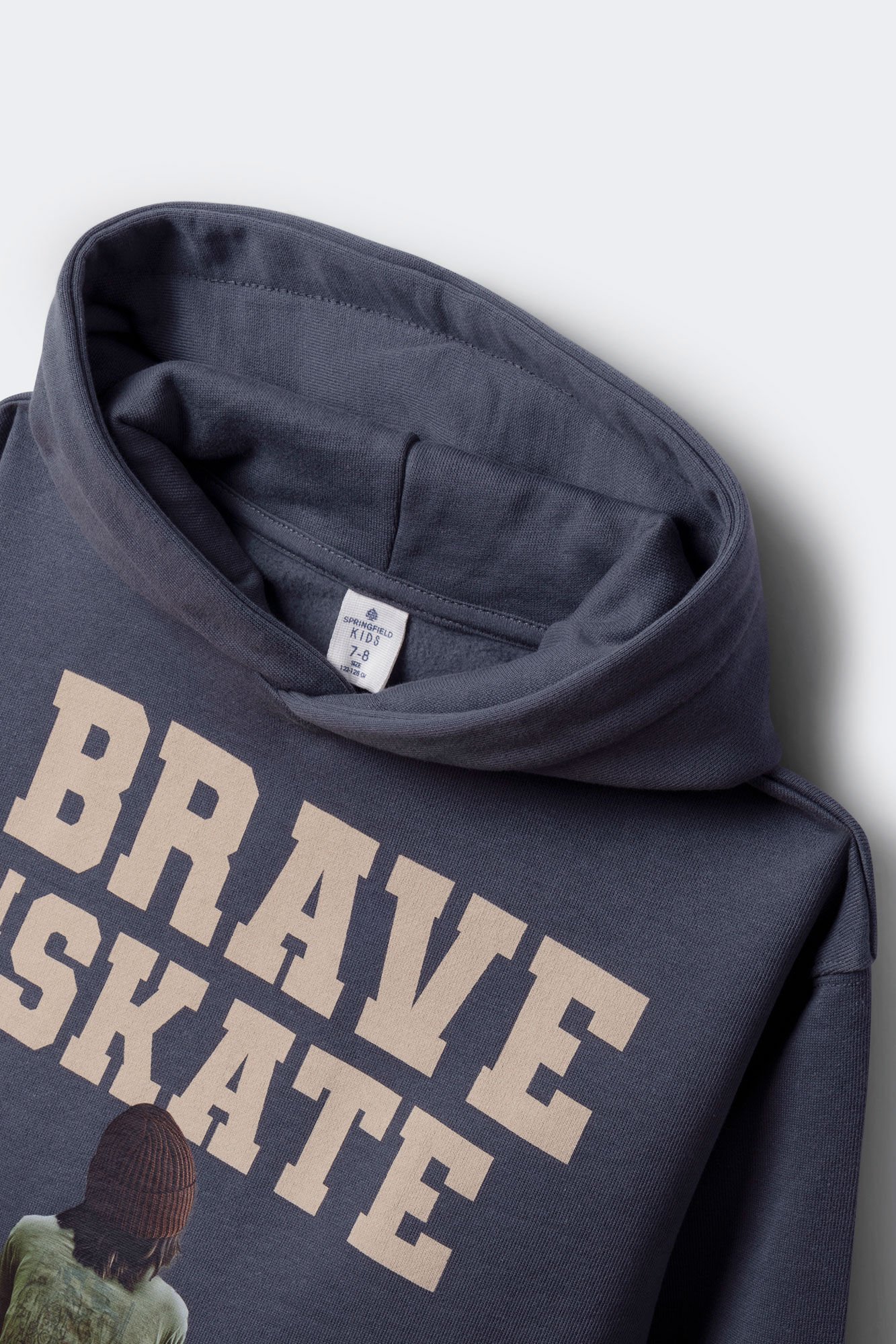 Springfield Kids Sudadera con capucha skate ni&ntilde;o azul