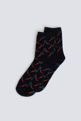 Springfield Calcet&iacute;n largo de zanahorias marino