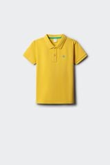 Springfield Kids Polo b&aacute;sico para ni&ntilde;o amarillo