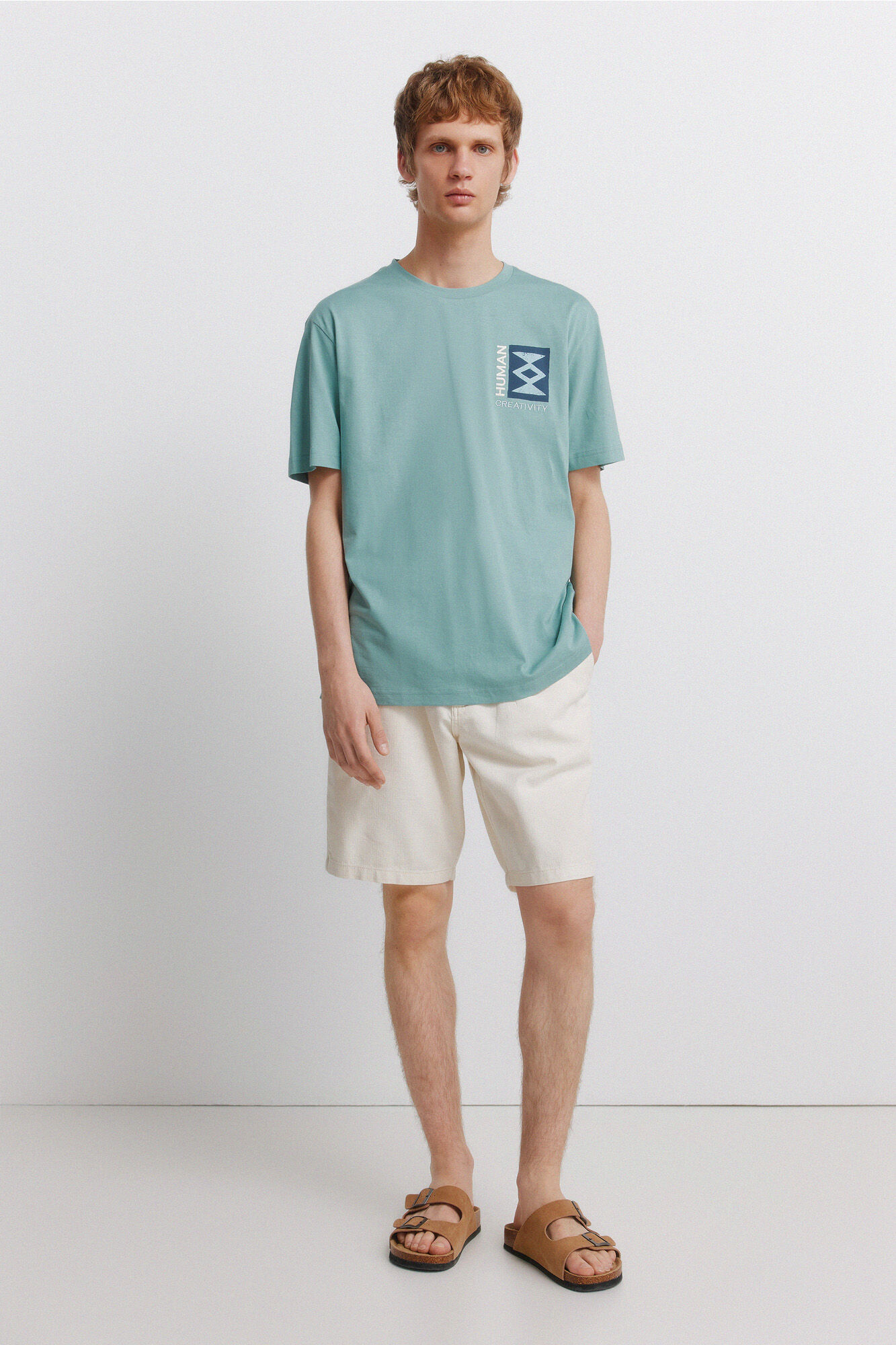Springfield Playera human creativity turquesa