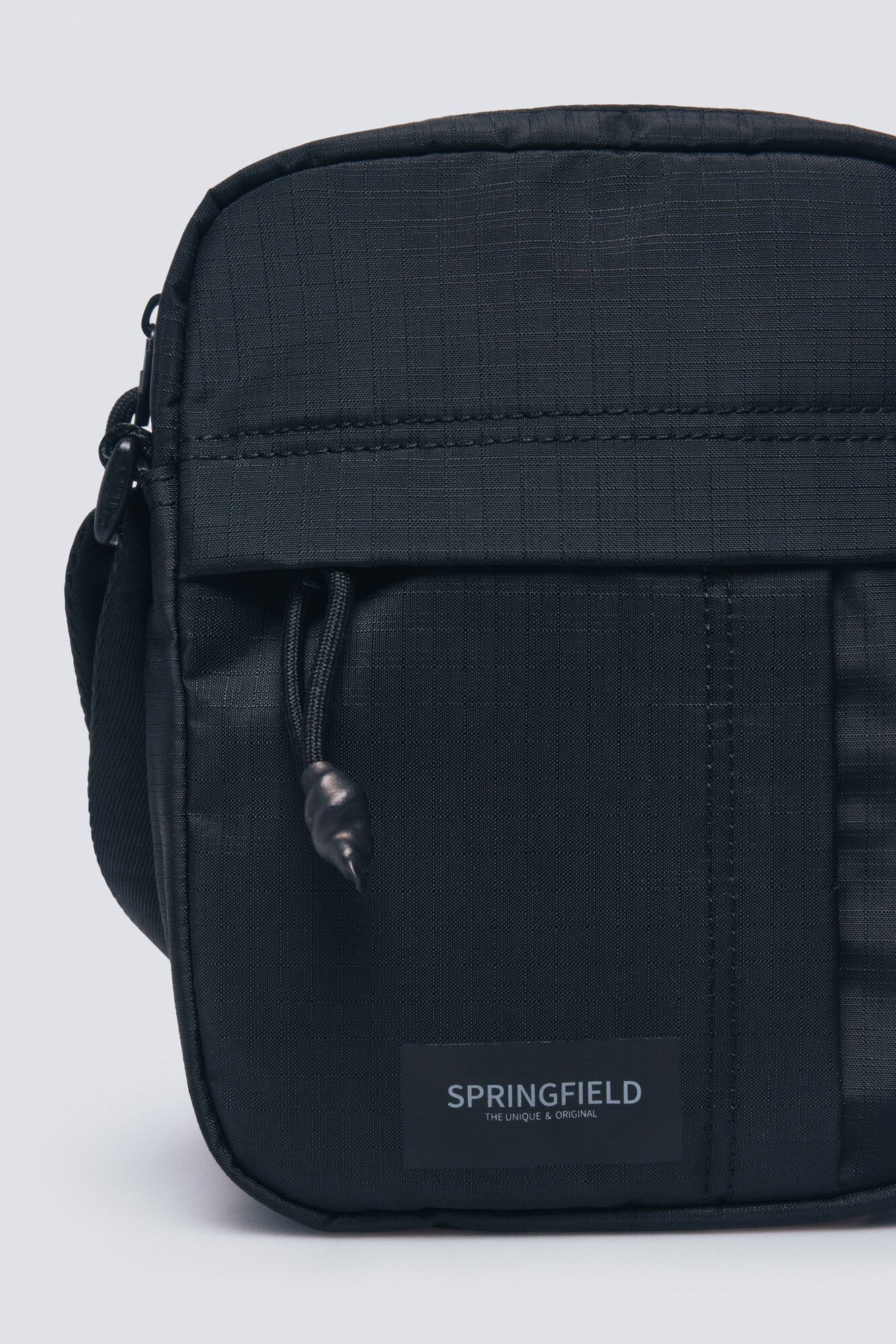 Springfield Bolsa mediana cruzada negra negro