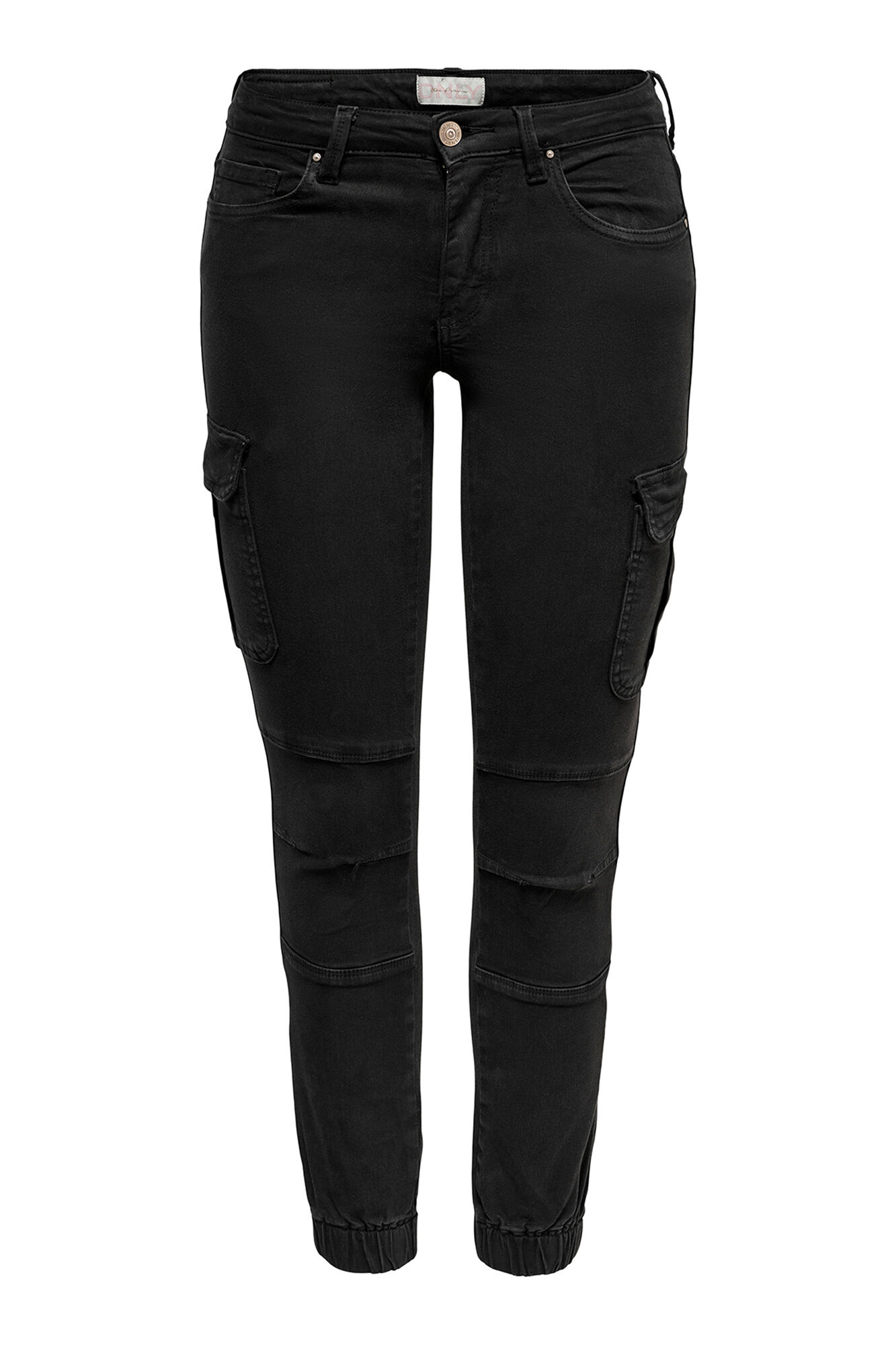 Only Pantal&oacute;n cargo slim fit negro