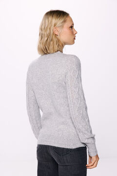 Springfield Suéter estructura ochos gris
