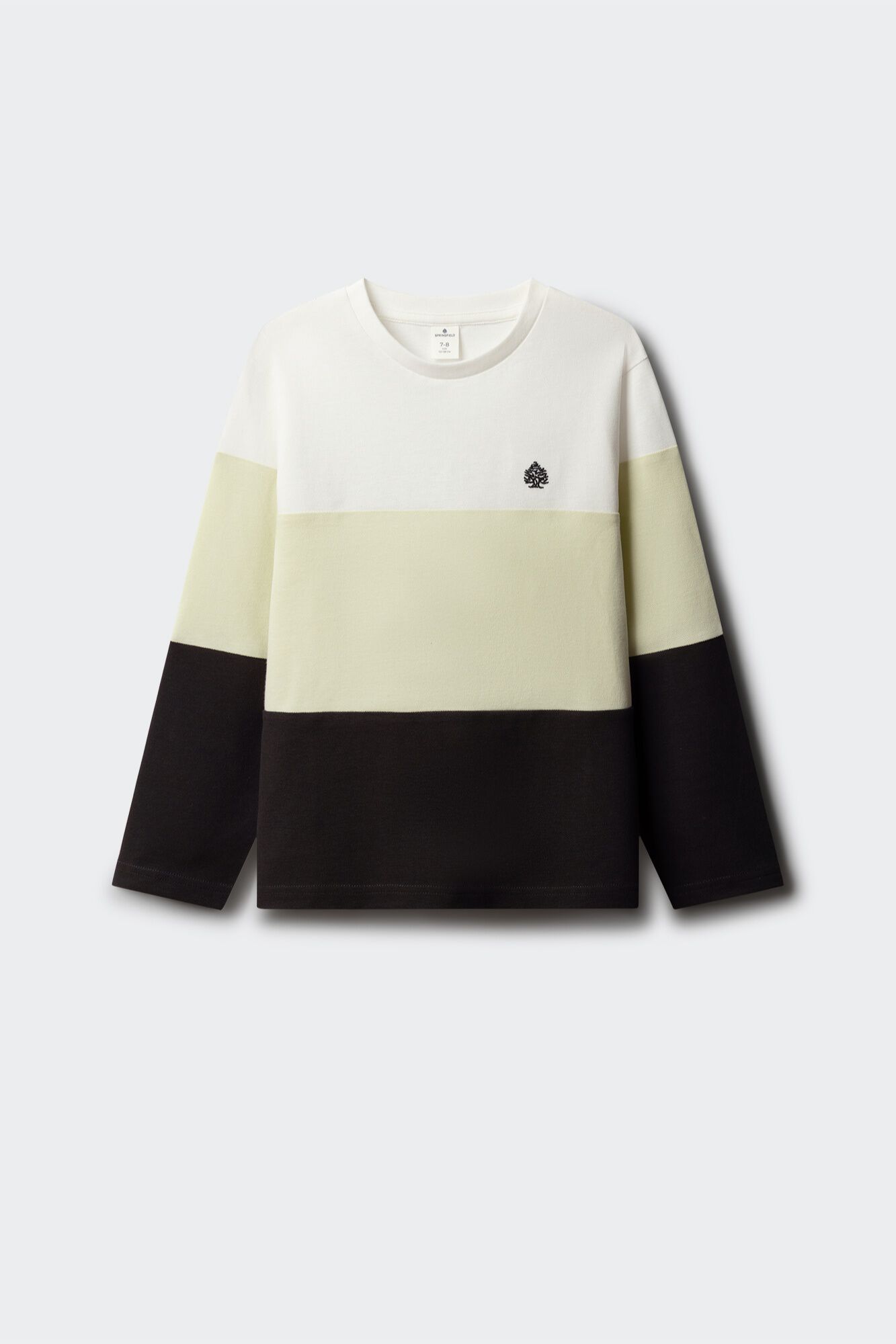 Springfield Kids Playera manga larga b&aacute;sica para ni&ntilde;o