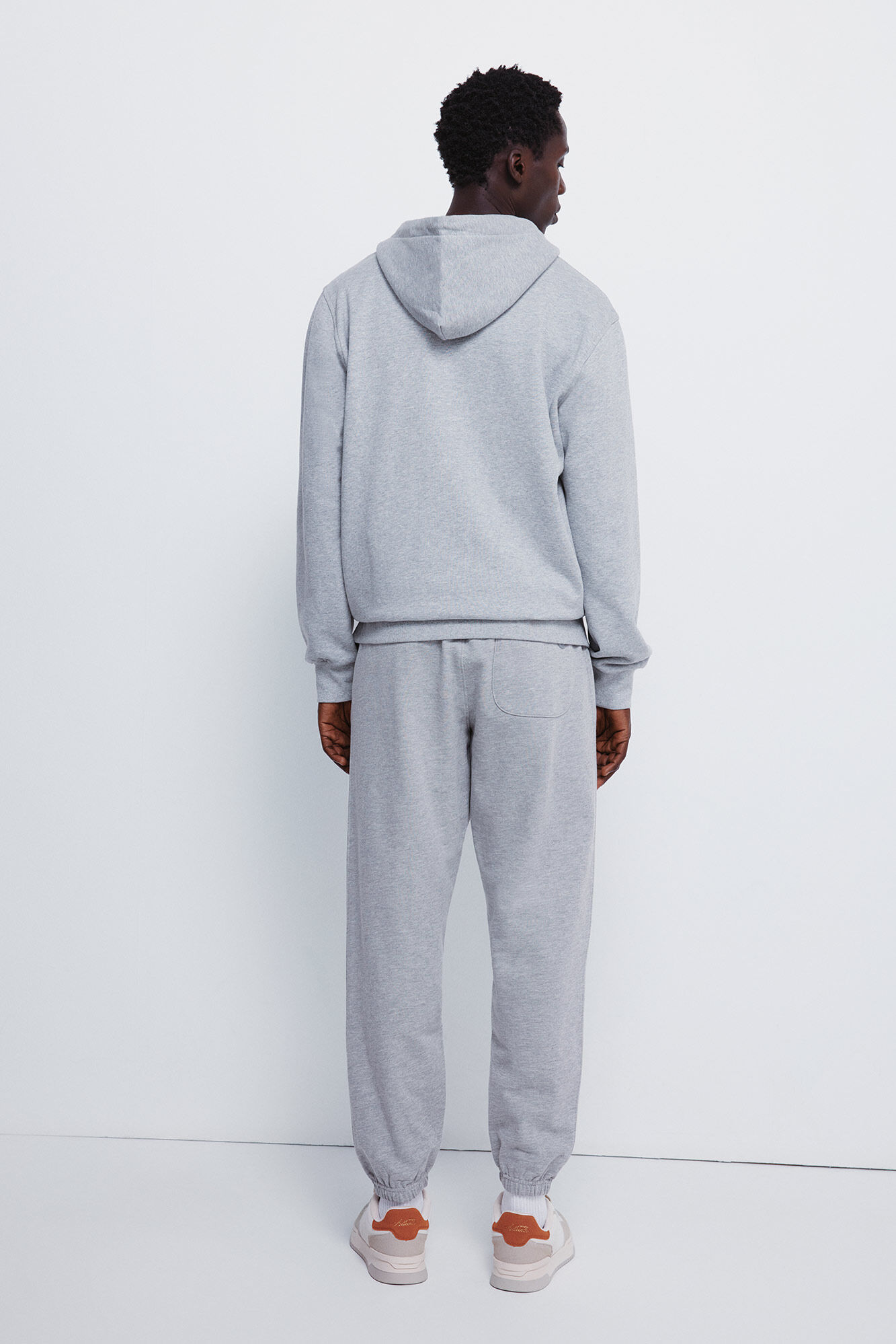 Springfield Pantal&oacute;n de felpa gris